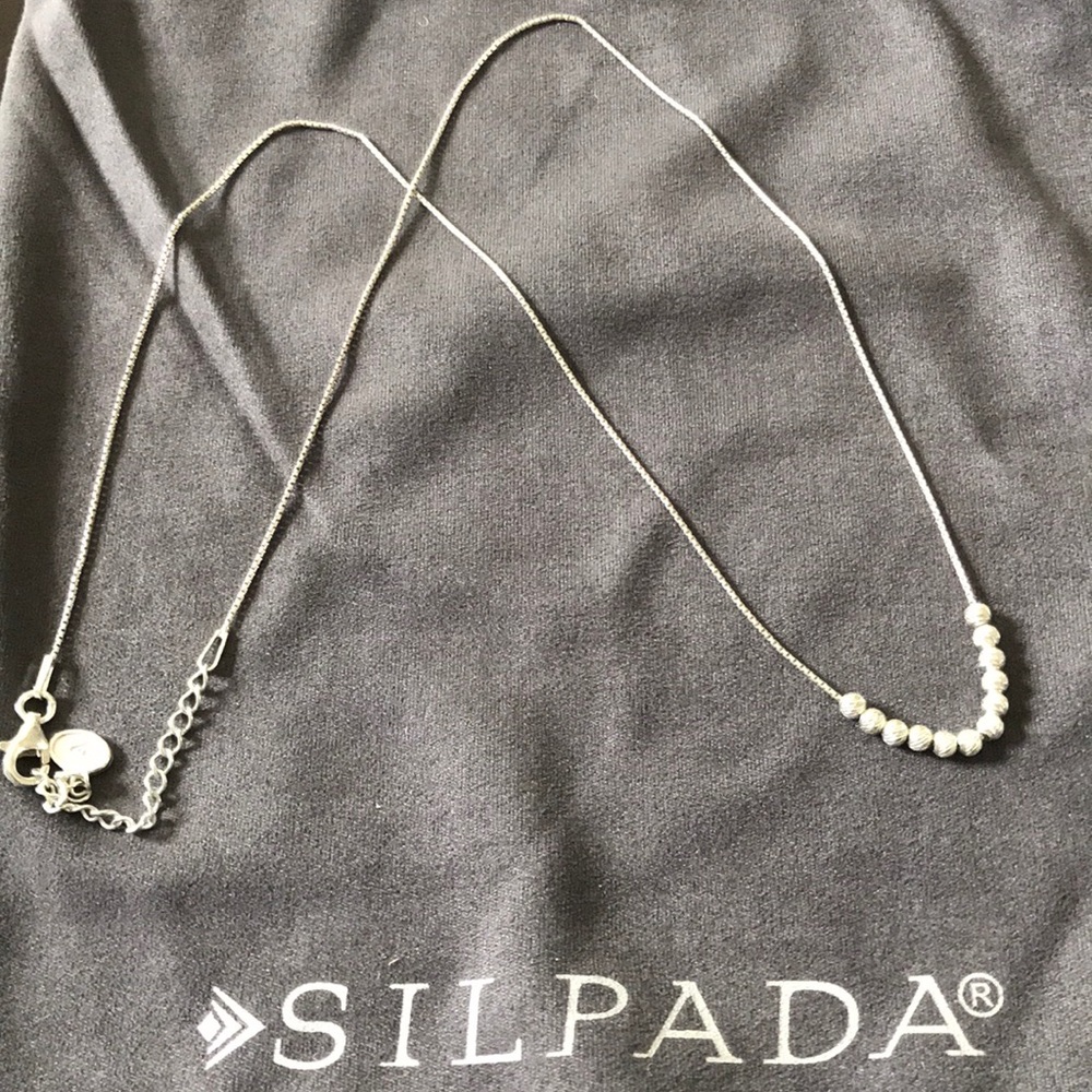 Silpada Sterling Silver necklace laser cut balls